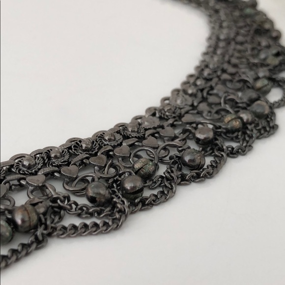 BELT NWOT UNIQUE METAL BELT (COLOR IS GUNMETAL) - Picture 6 of 7